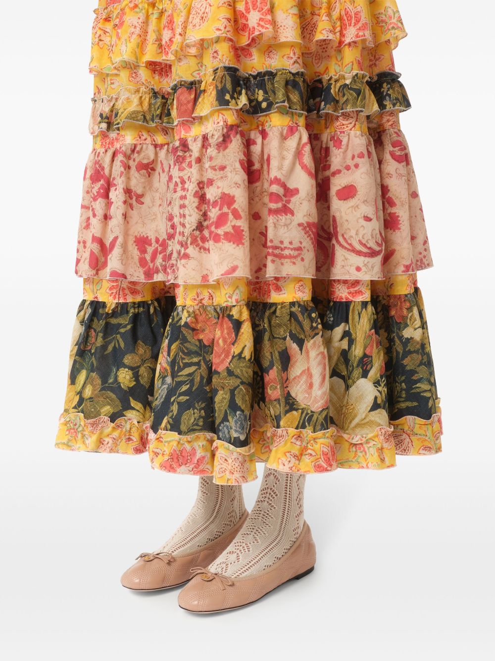 Valentino Garavani Quiltie 67 Ballerina in Quilted Nappa Glam Steals