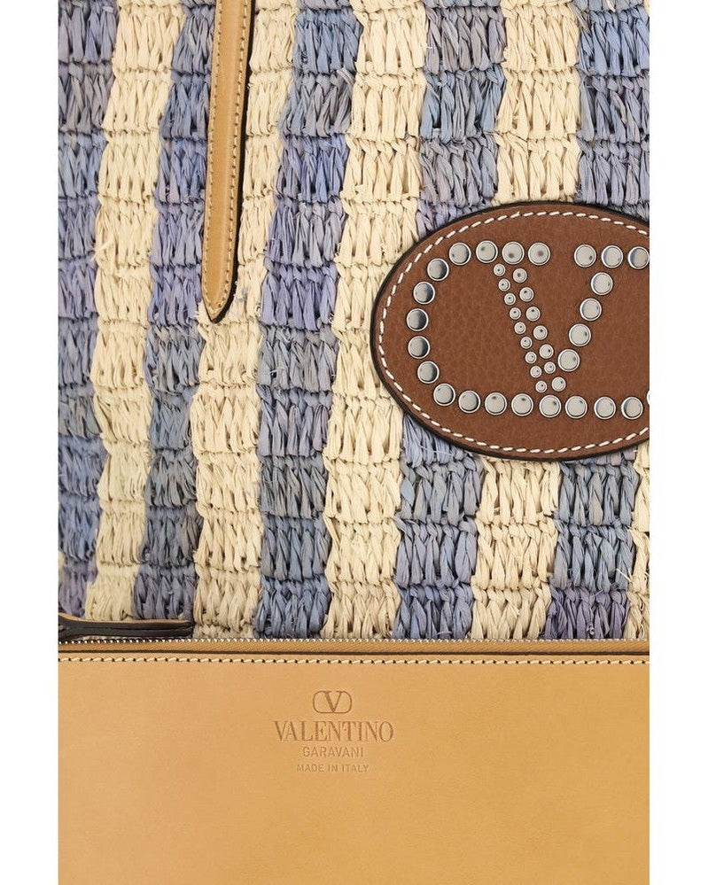 Valentino Garavani Raffia Bucket Bag 