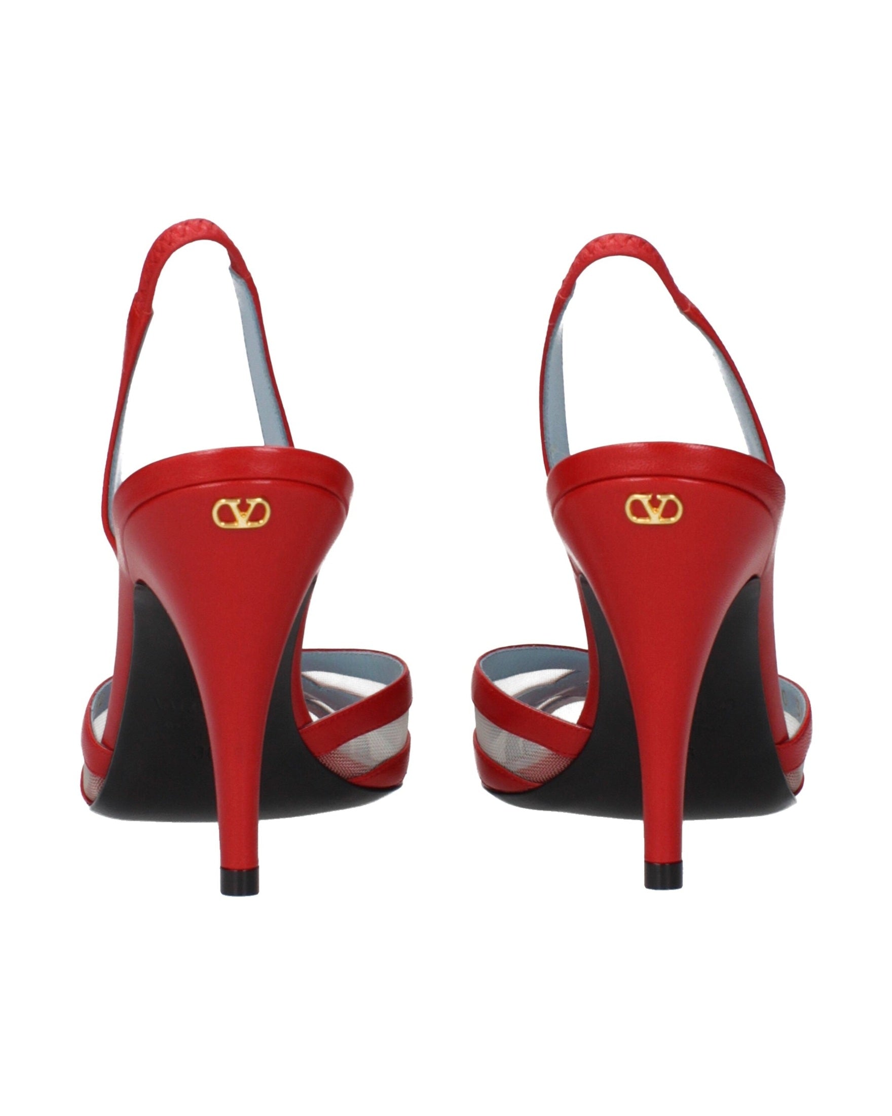 Valentino Garavani Red Leather Stiletto Heel Glam Steals