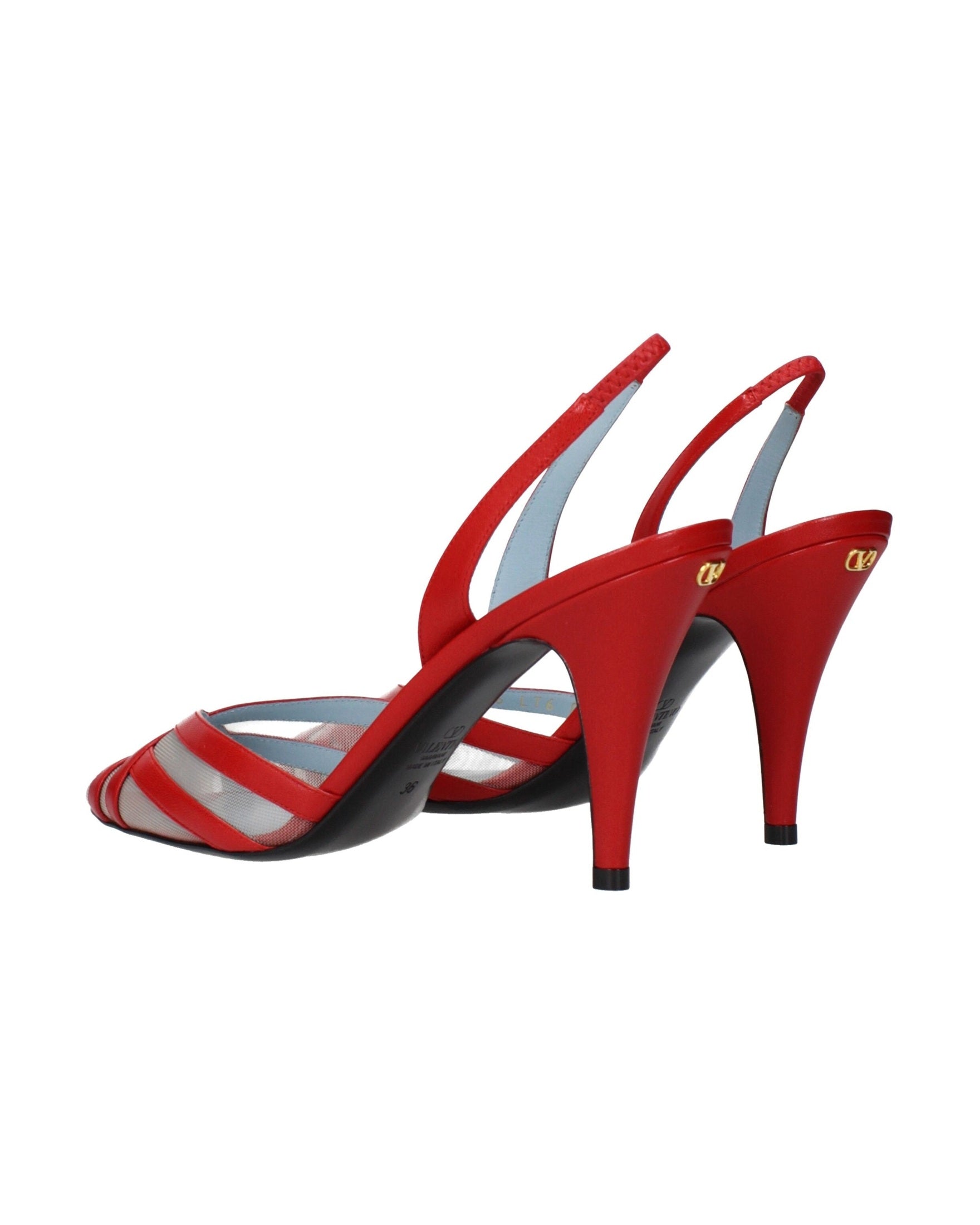 Valentino Garavani Red Leather Stiletto Heel Glam Steals
