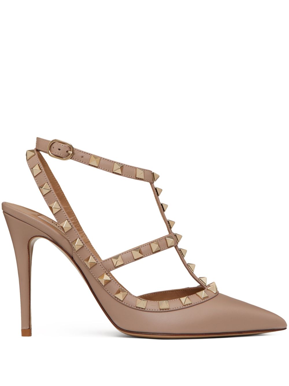 Valentino Garavani Rockstud Décolleté with 100mm Straps Glam Steals