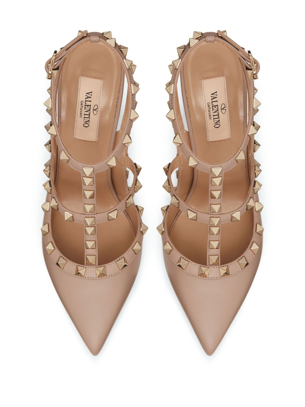 Valentino Garavani Rockstud Décolleté with 100mm Straps Glam Steals