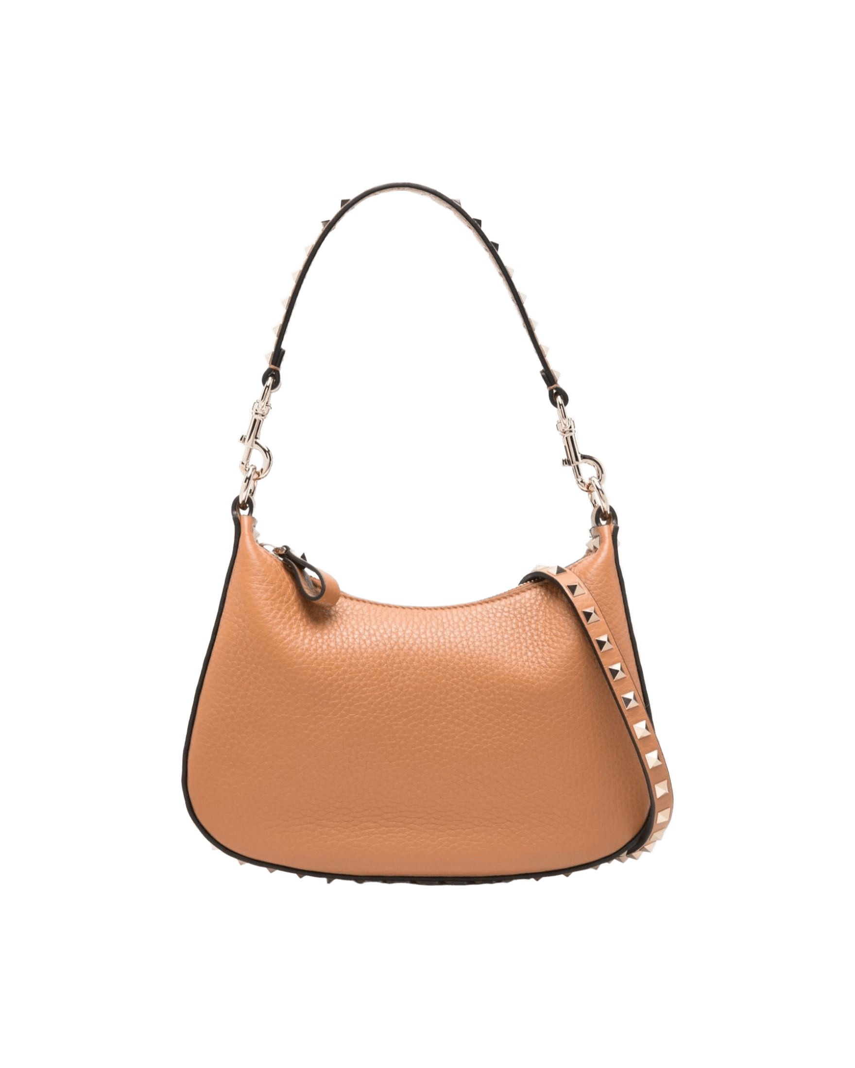 Valentino Garavani Rockstud Hobo in Pomegranate Calfskin Glam Steals