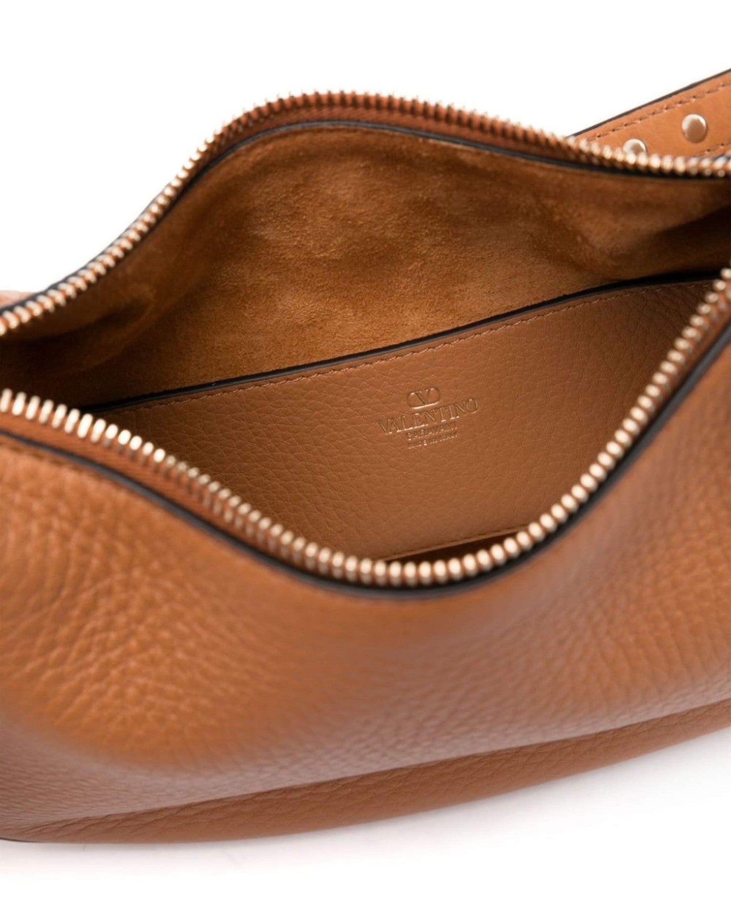 Valentino Garavani Rockstud Hobo in Pomegranate Calfskin Glam Steals