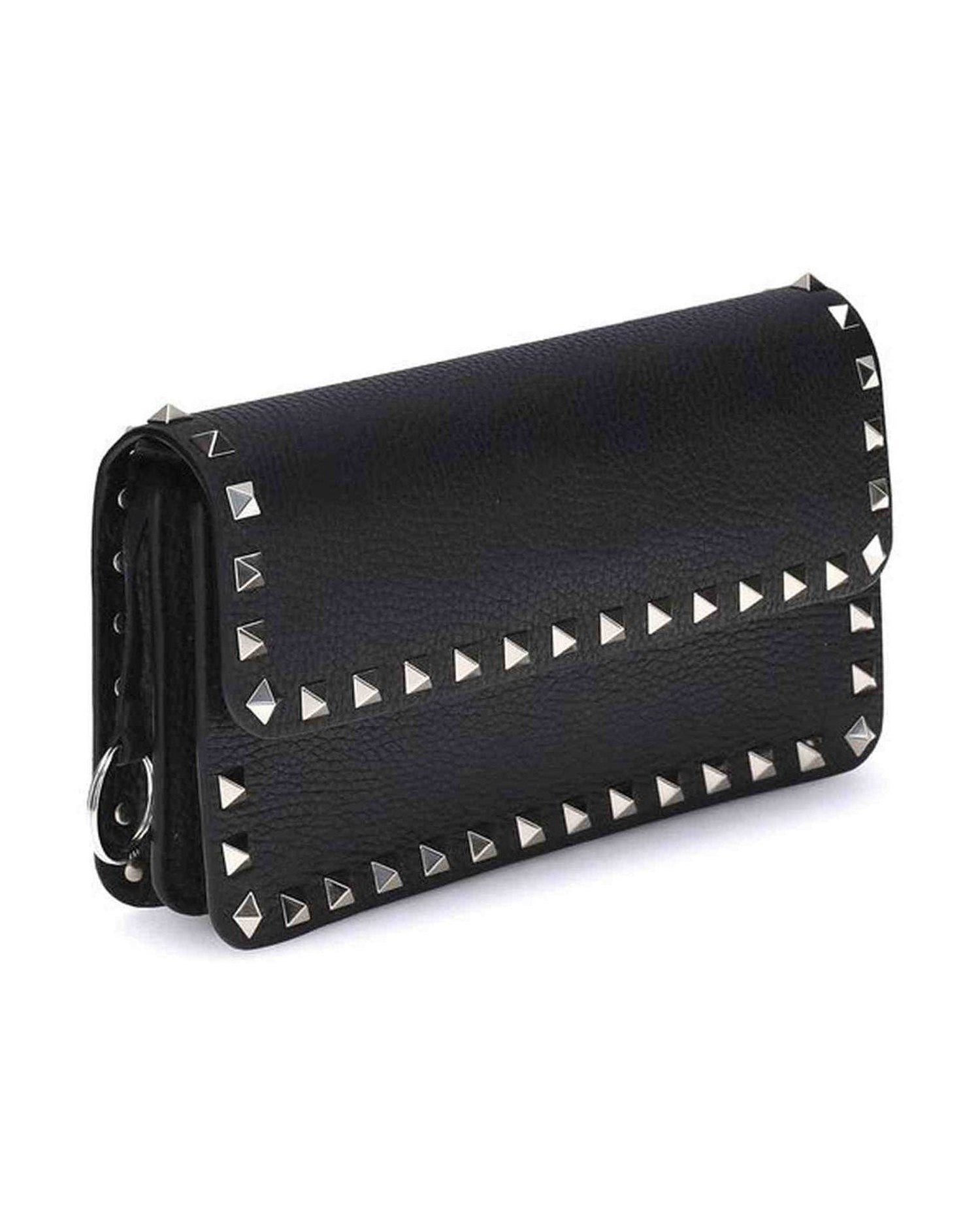 Valentino Garavani Rockstud Pochette With Chain Glam Steals