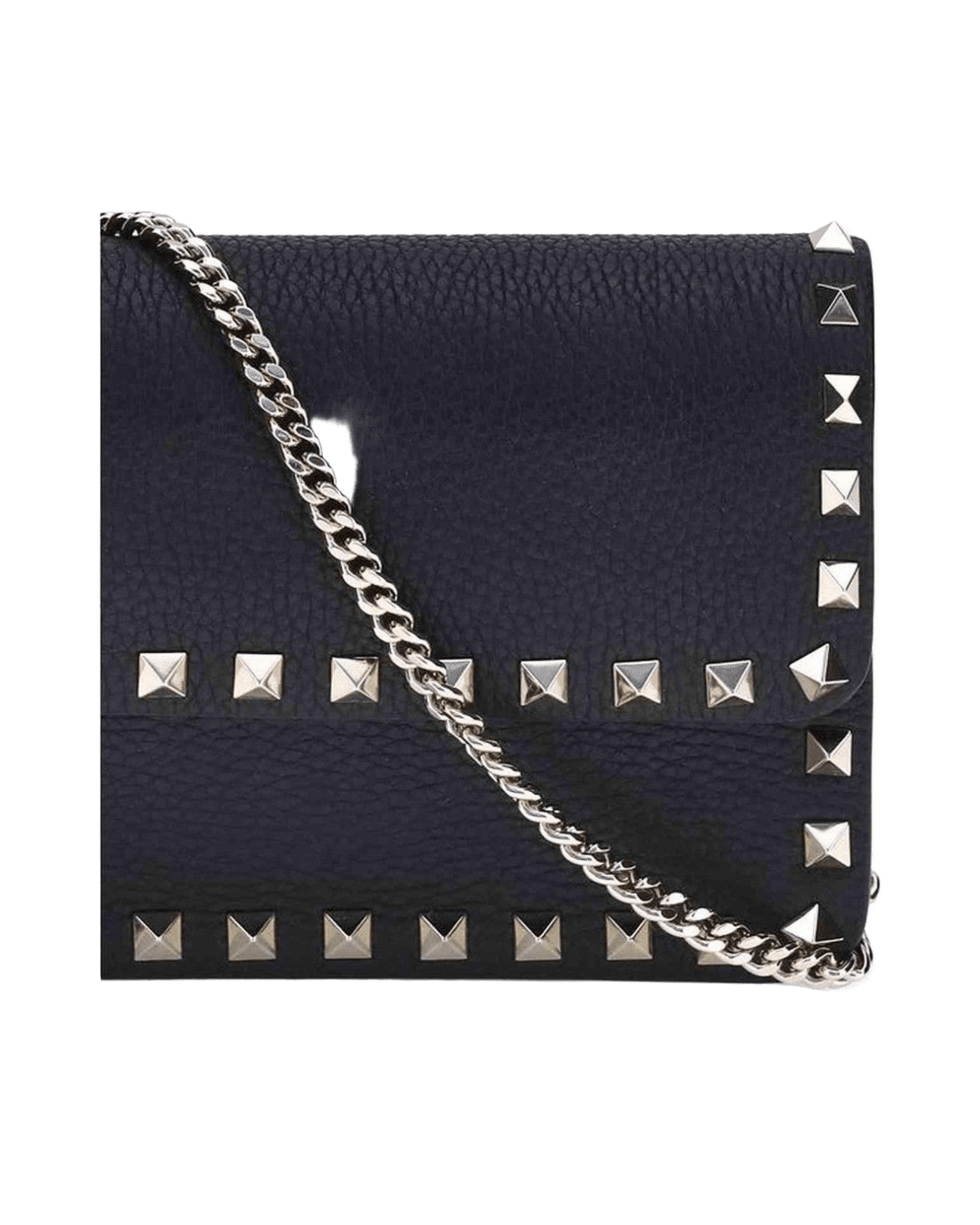 Valentino Garavani Rockstud Pochette With Chain Glam Steals