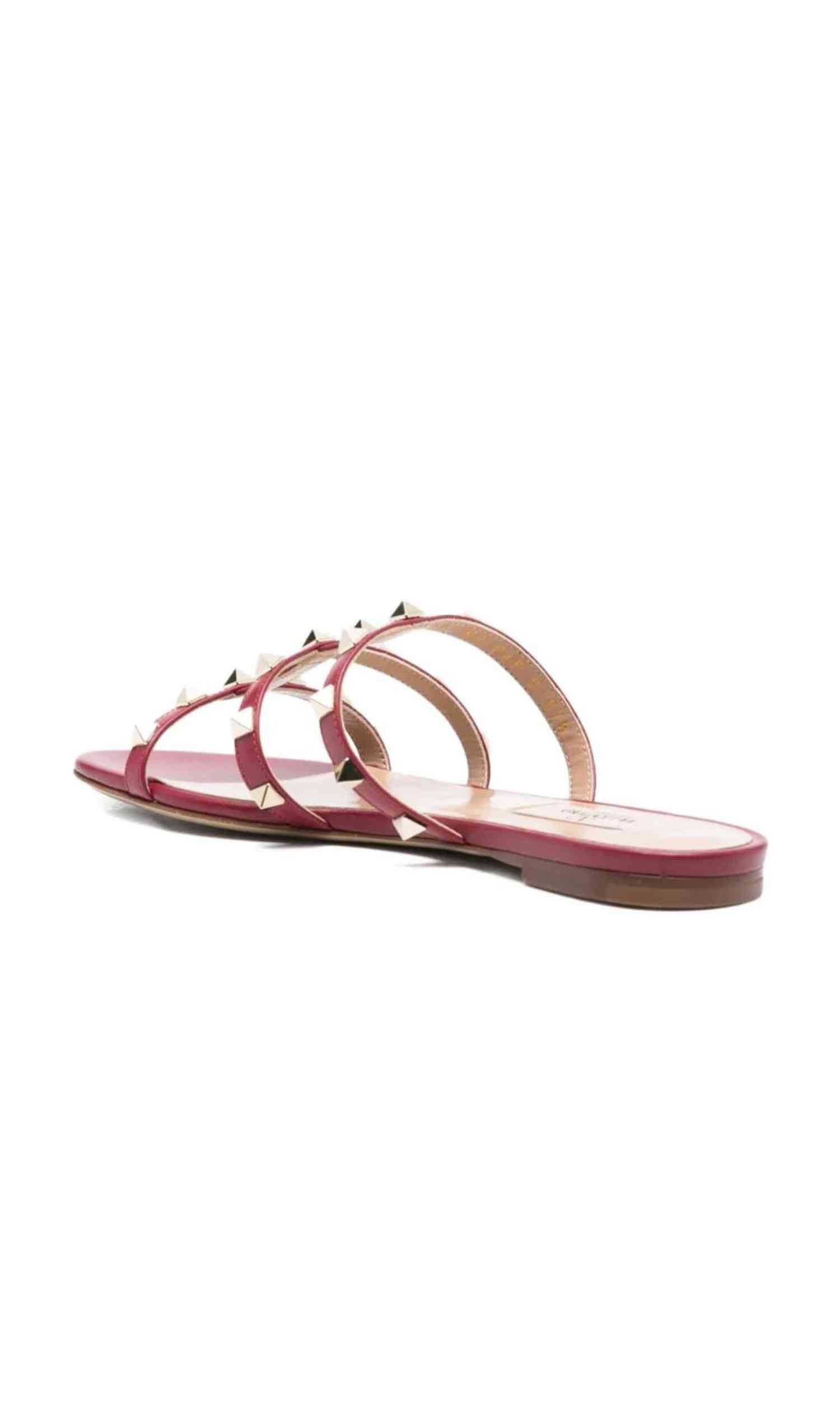 Valentino Garavani Rockstud Three Strap Sandals Glam Steals