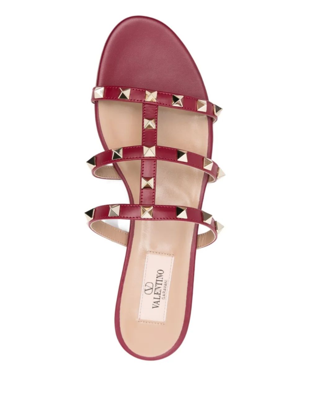 Valentino Garavani Rockstud Three Strap Sandals Glam Steals
