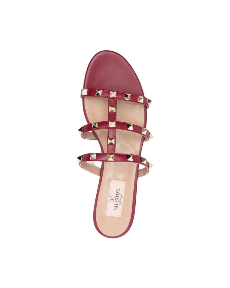 Valentino Garavani Rockstud Three Strap Sandals Glam Steals