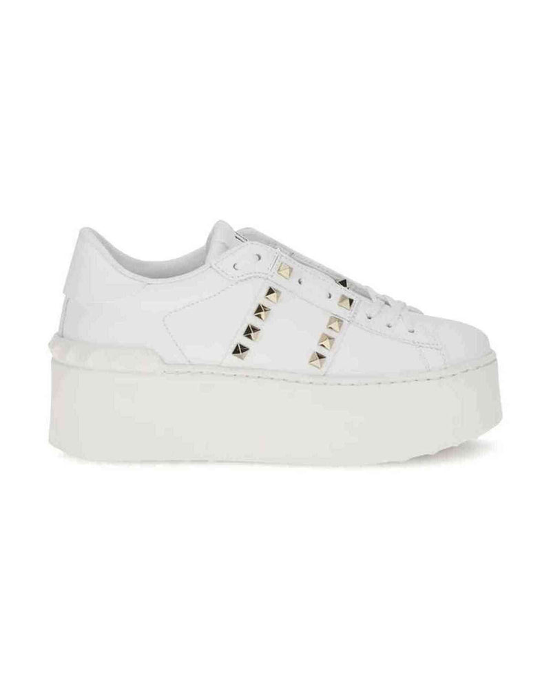 Valentino Garavani Rockstud Untitled Flatform Sneakers Glam Steals