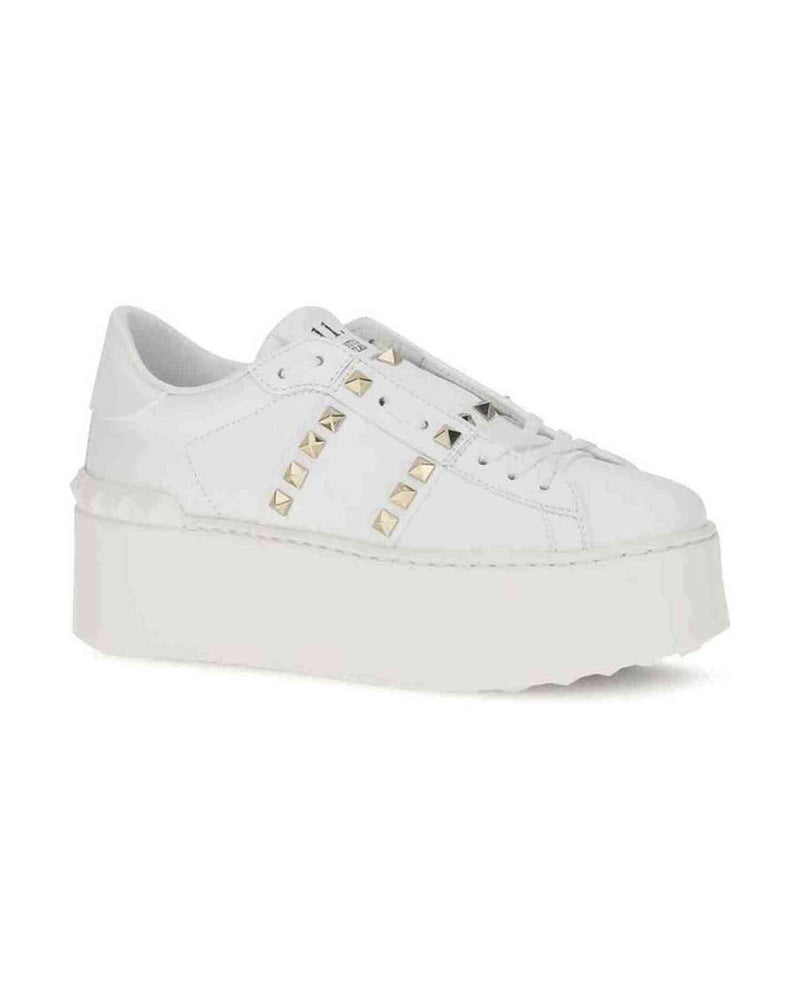 Valentino Garavani Rockstud Untitled Flatform Sneakers Glam Steals