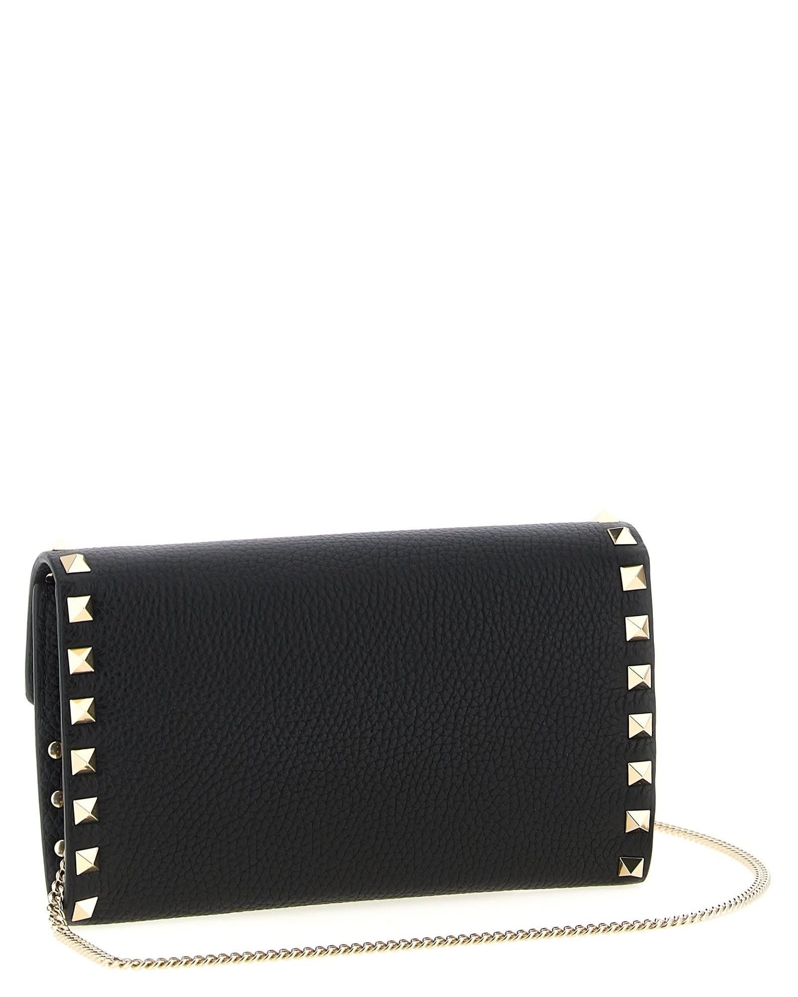 Valentino Garavani Rockstud Wallet On Chain Glam Steals