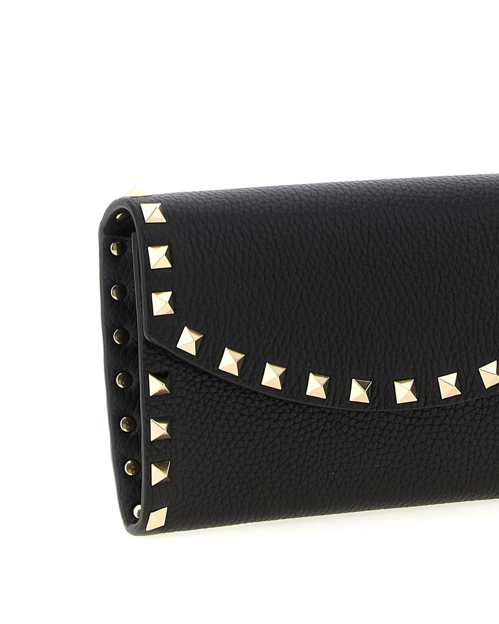 Valentino Garavani Rockstud Wallet On Chain Glam Steals