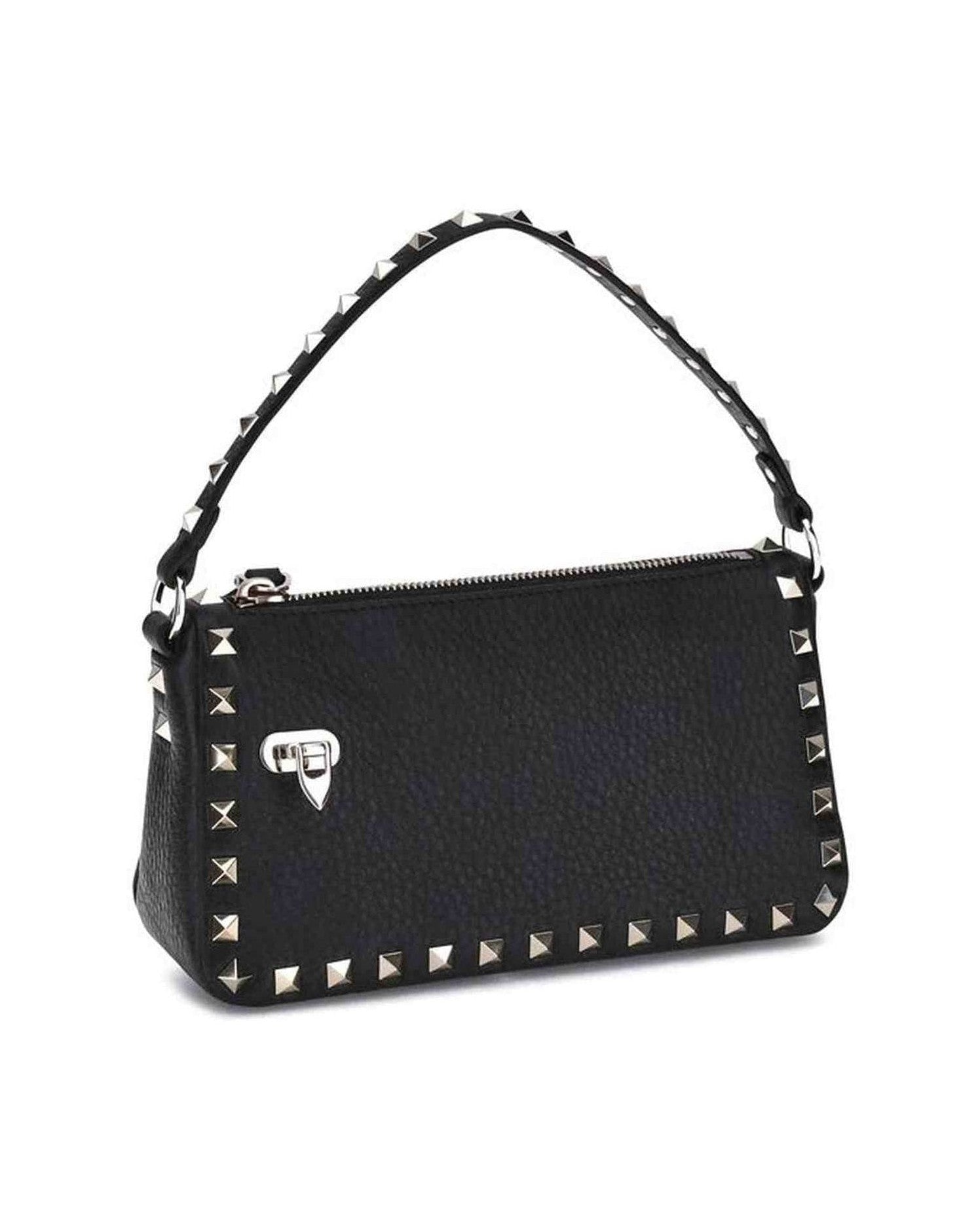 Valentino Garavani Rockstud Zip Up Shoulder Bag Glam Steals