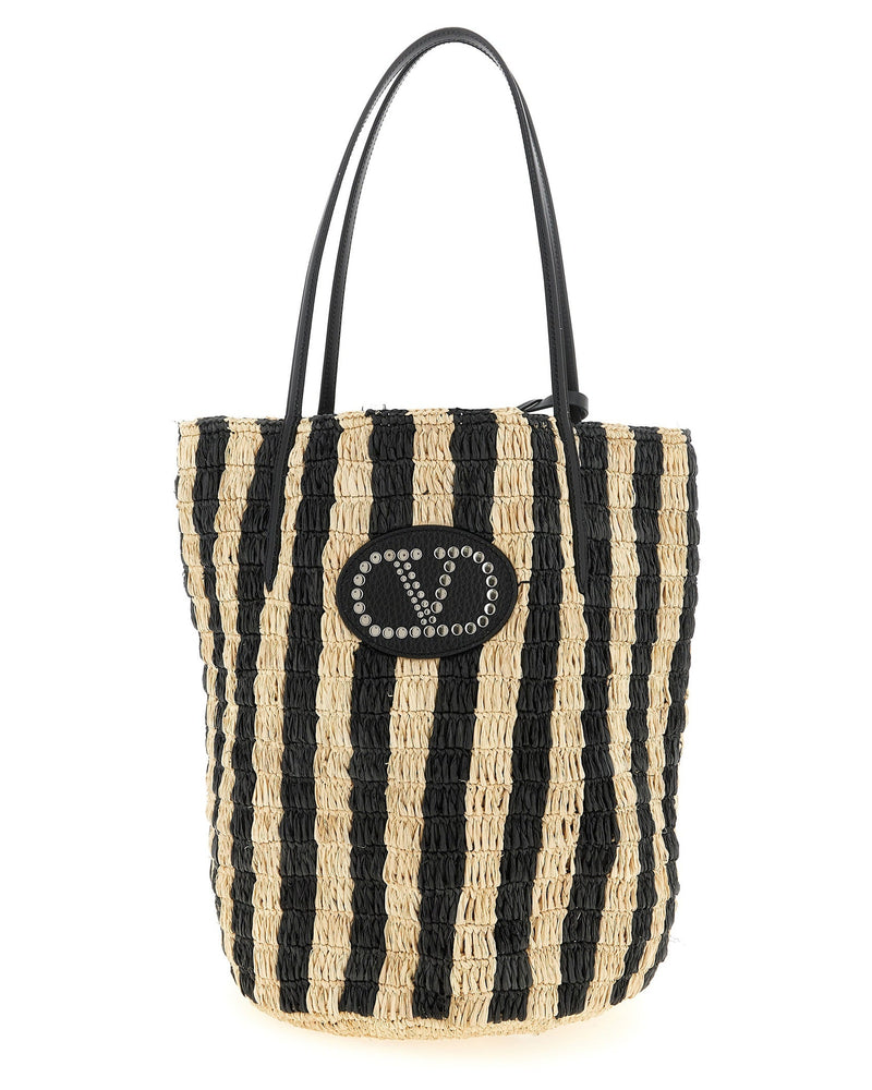 Valentino Garavani Shopping Raffia Glam Steals