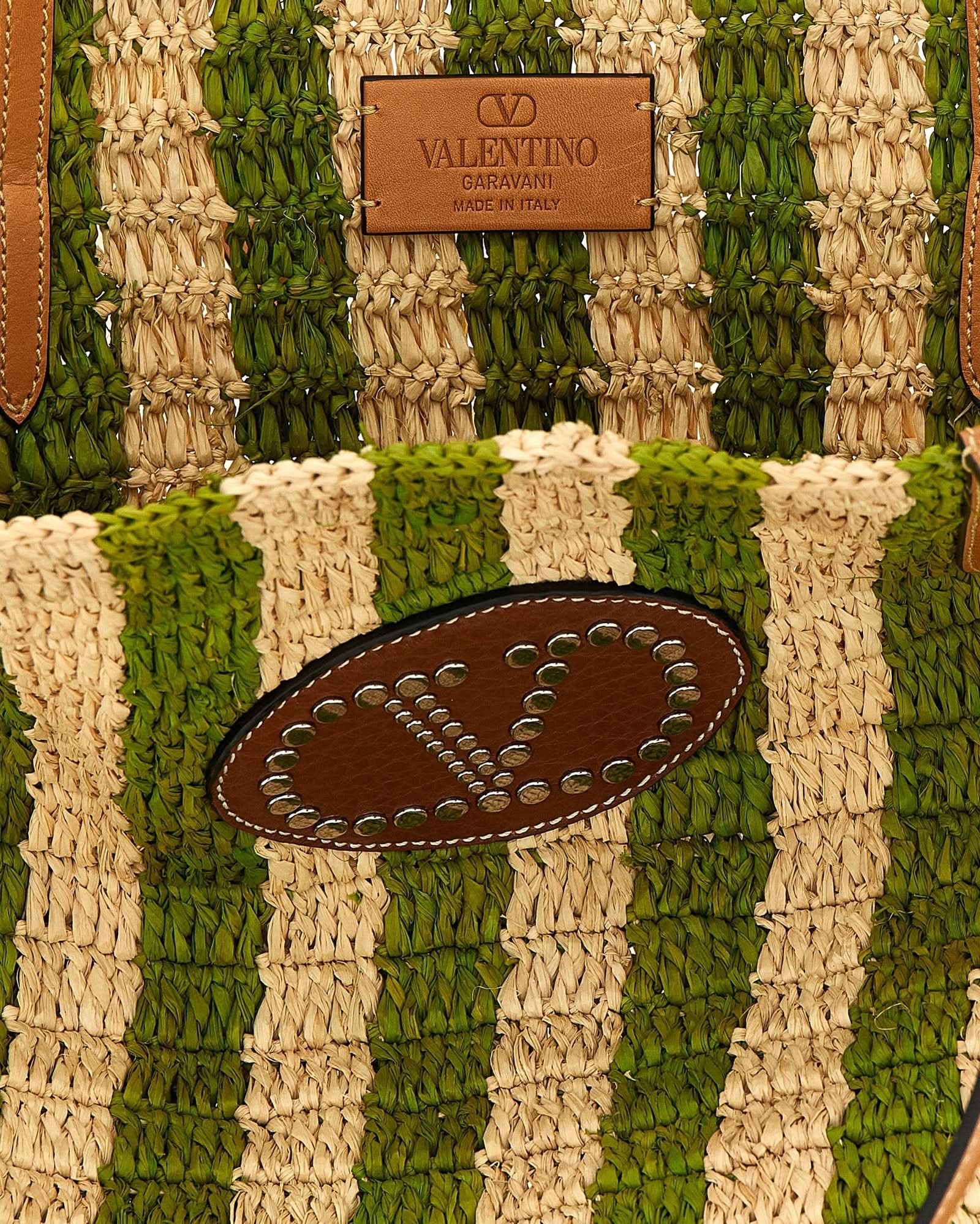 Valentino Garavani Shopping Raffia Glam Steals