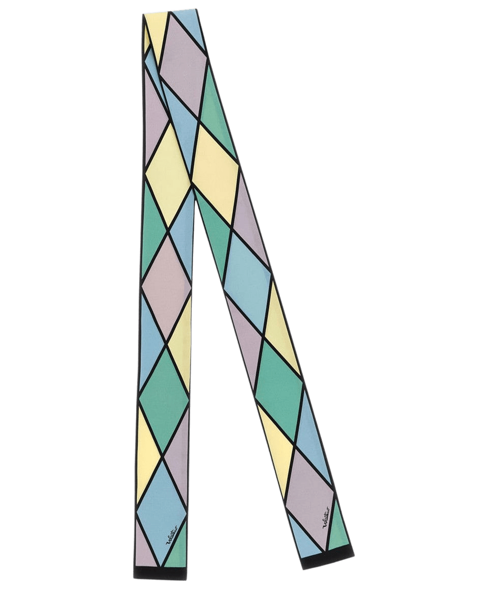 Valentino Garavani Silk Rhombelle Scarf in Multicolored Glam Steals