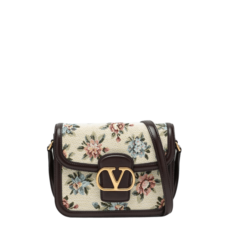 Valentino Garavani Small Bag 9to5 in Jacquard Fabric Papier Floral Glam Steals