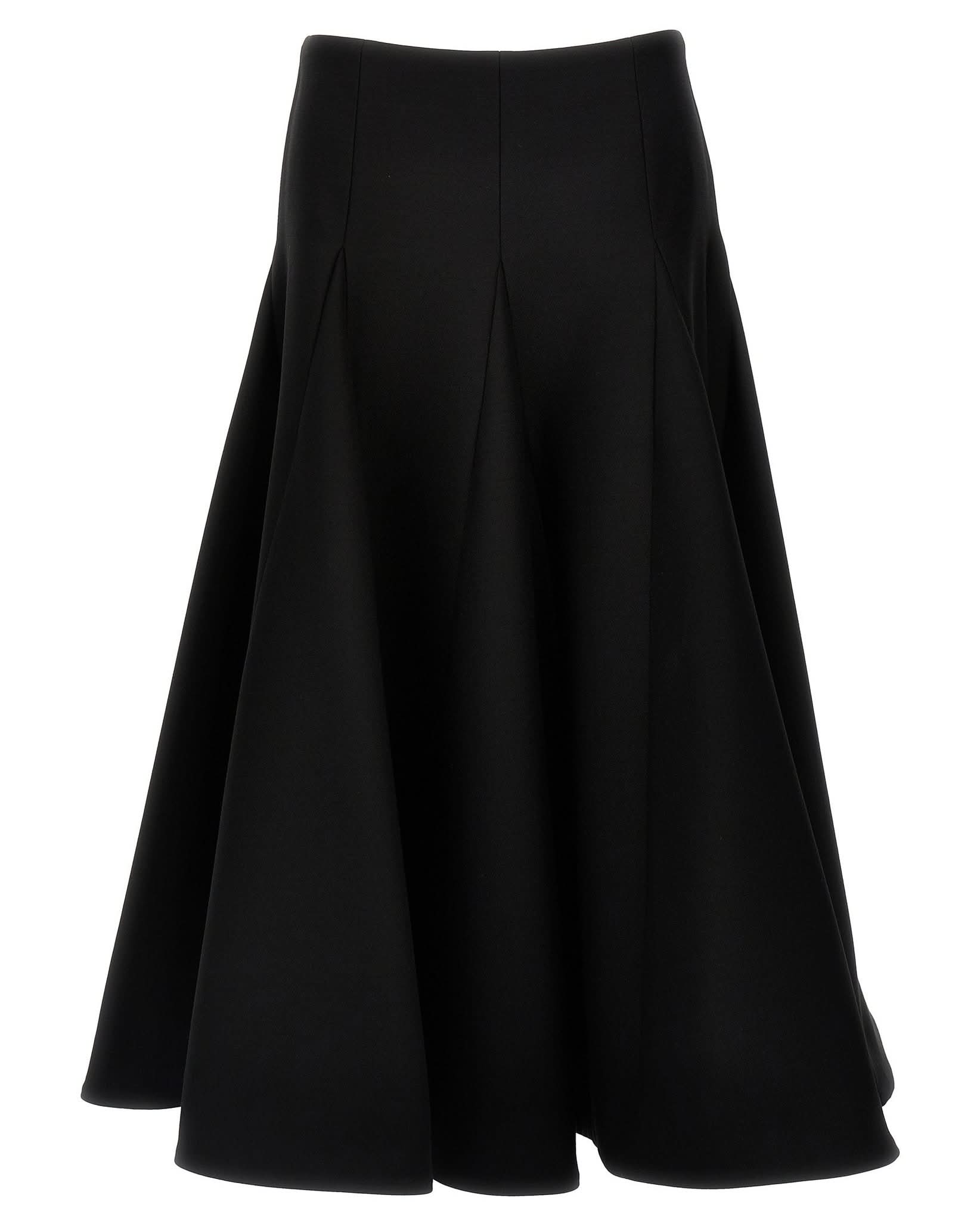 Valentino Garavani Solid Crepe Couture Skirt Glam Steals