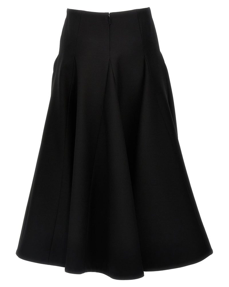 Valentino Garavani Solid Crepe Couture Skirt Glam Steals