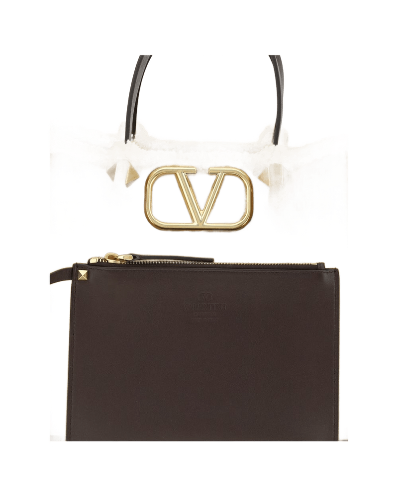 Valentino Garavani Suede and sheepskin medium Tote Bag Glam Steals