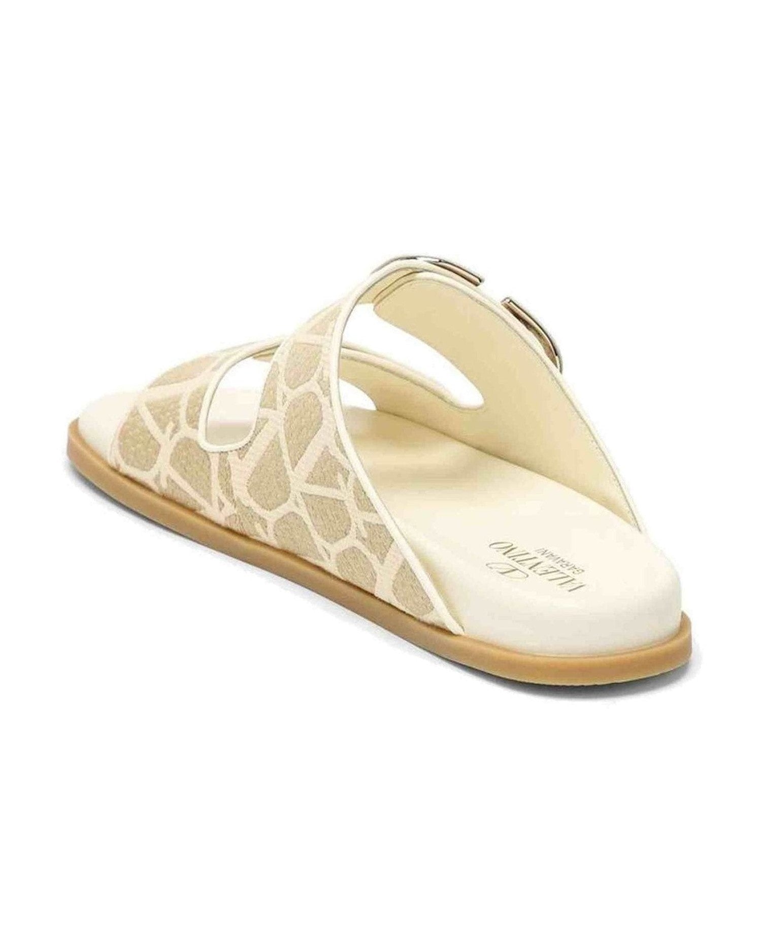 Valentino Garavani Toile Iconographe Flat Sandals Glam Steals
