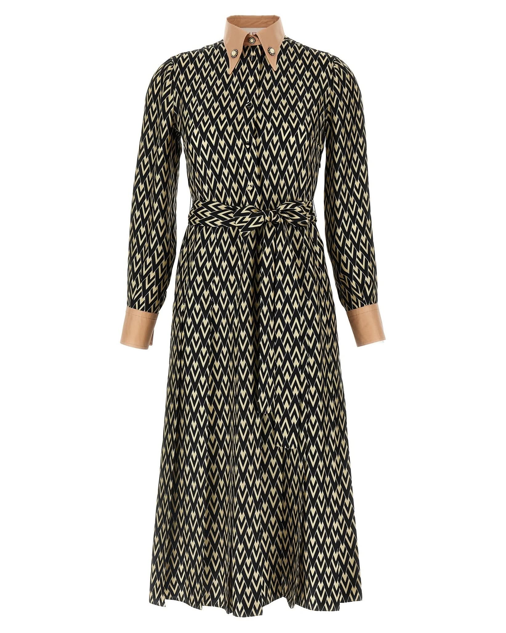 Valentino Garavani Toute La V Midi Dress Glam Steals