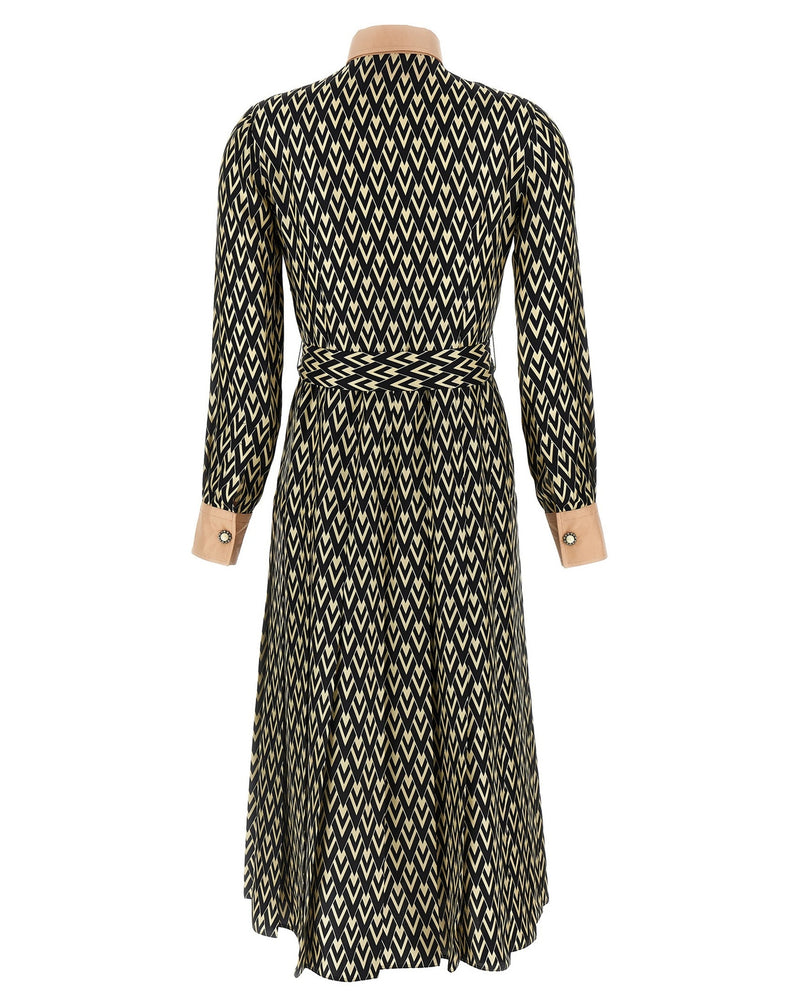 Valentino Garavani Toute La V Midi Dress Glam Steals