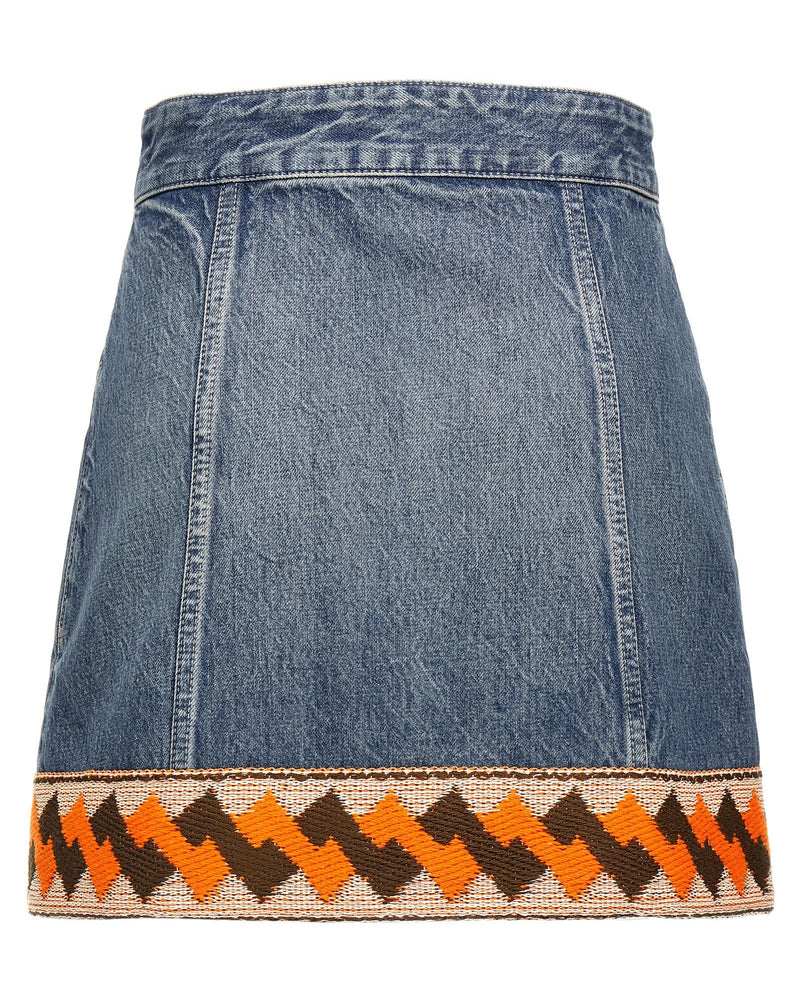 Valentino Garavani Trimming Skirt Glam Steals