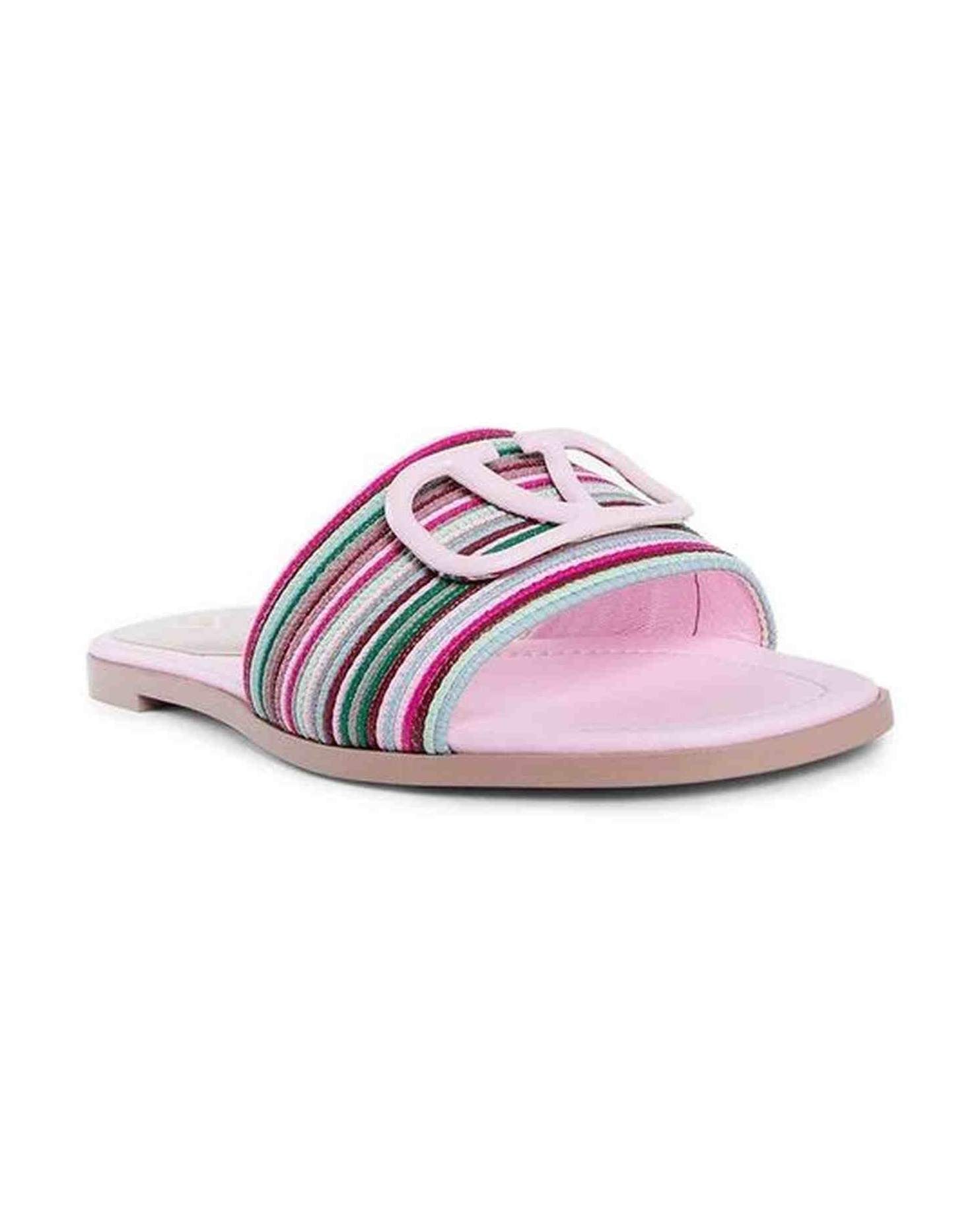 Valentino Garavani V Logo Signature Slides Glam Steals