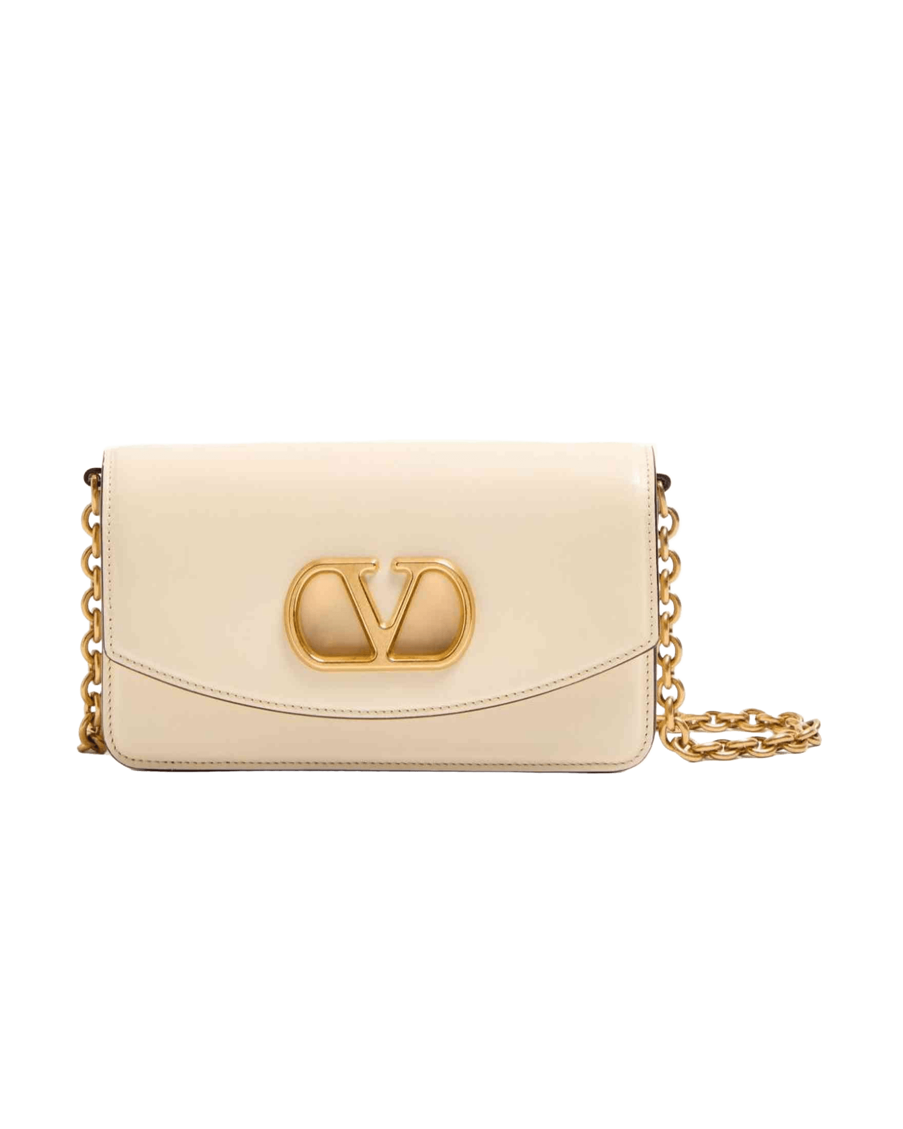 Valentino Garavani Vain Clutch in Shiny Calfskin Glam Steals