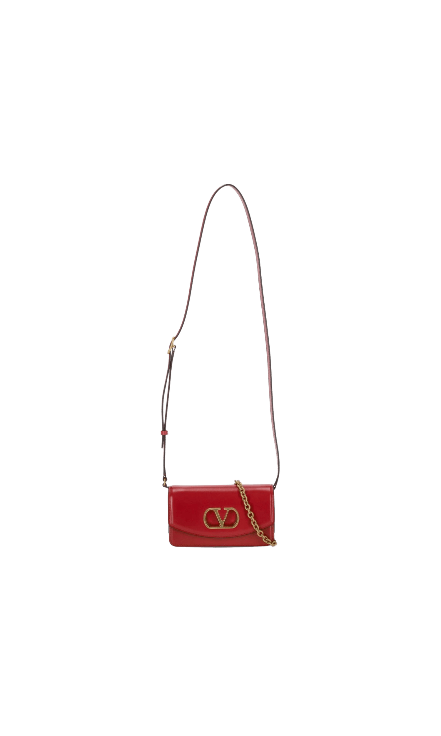 Valentino Garavani Vain Small Shoulder Bag In Shiny Calfskin Glam Steals