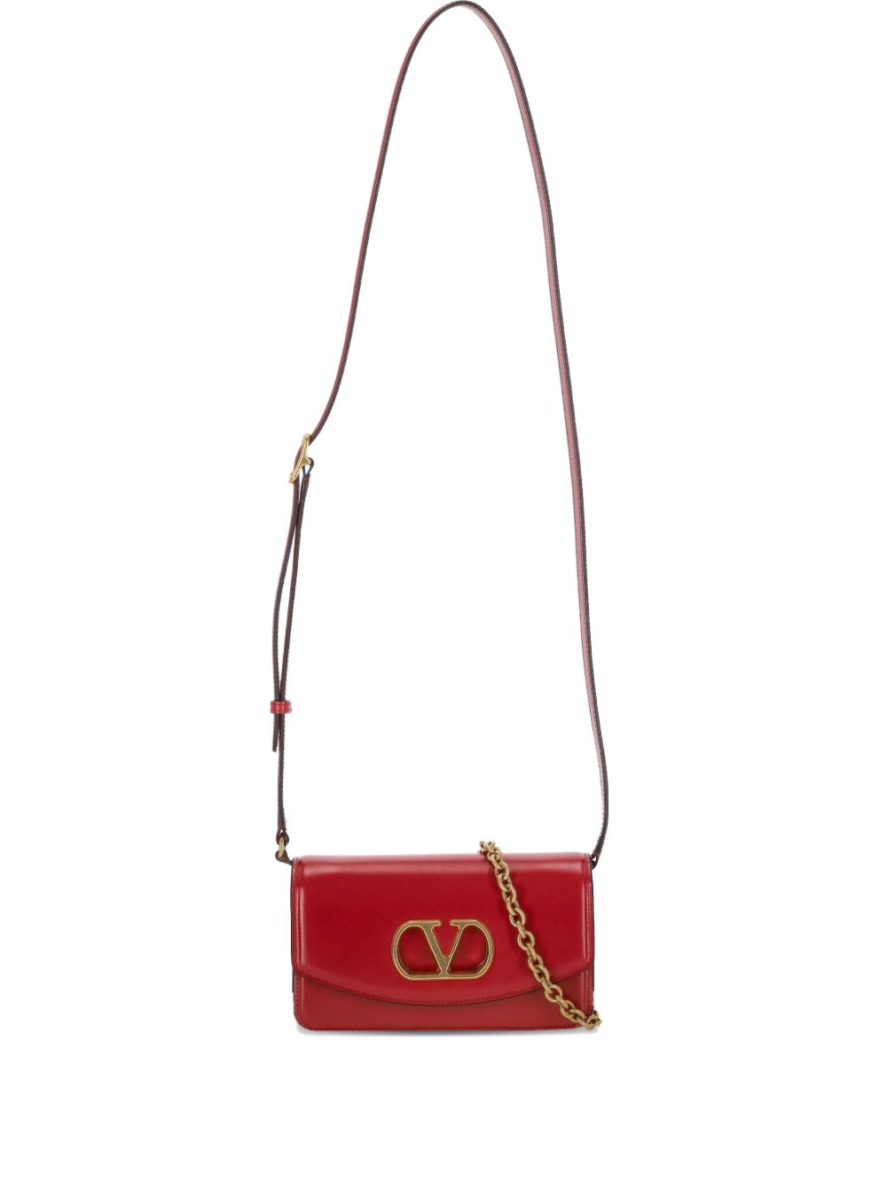 Valentino Garavani Vain Small Shoulder Bag in Shiny Calfskin Glam Steals