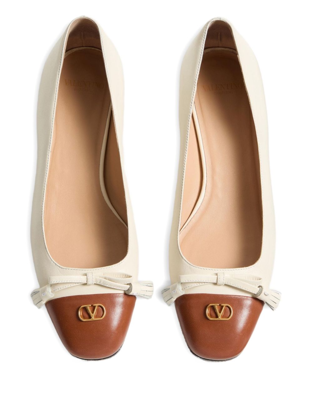 Valentino Garavani Valet Du Roi Ballerina in 25mm Kid Glam Steals