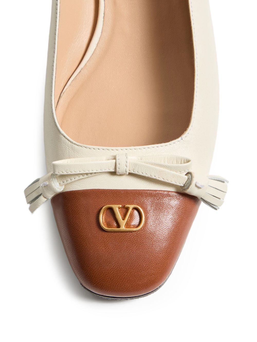 Valentino Garavani Valet Du Roi Ballerina in 25mm Kid Glam Steals