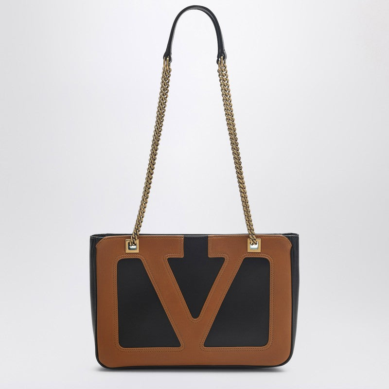 Valentino Garavani Viva Superstar Black/brown Small Bag Glam Steals