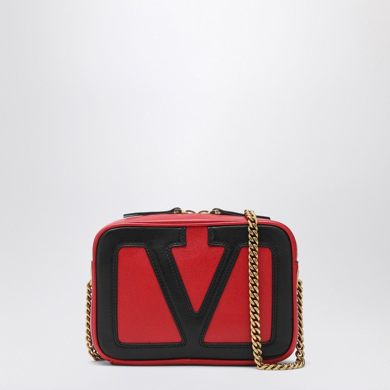 Valentino Garavani Viva Superstar Chain Belt Bag Red/black Glam Steals
