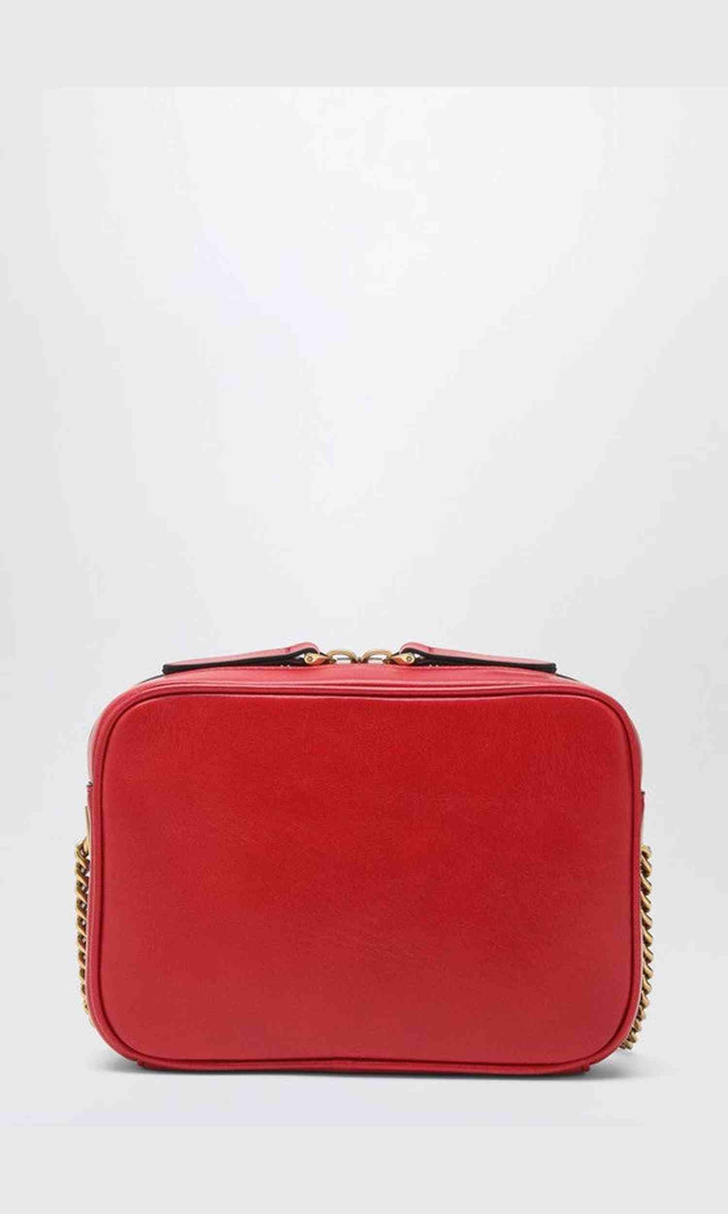 Valentino Garavani Viva Superstar Chain Belt Bag Red/black Glam Steals