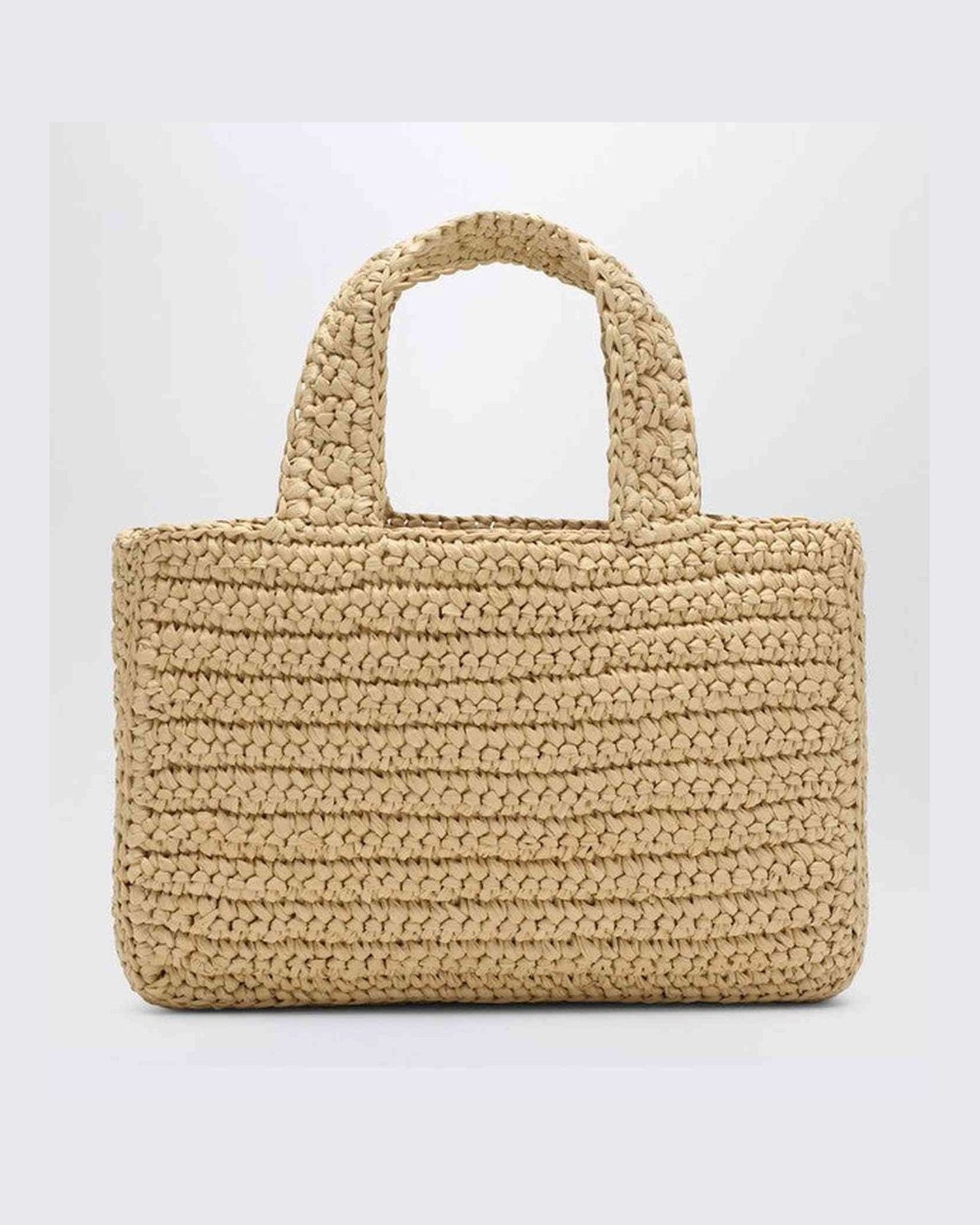 Valentino Garavani Viva Superstar Crochet Small Natural/black Bag Glam Steals