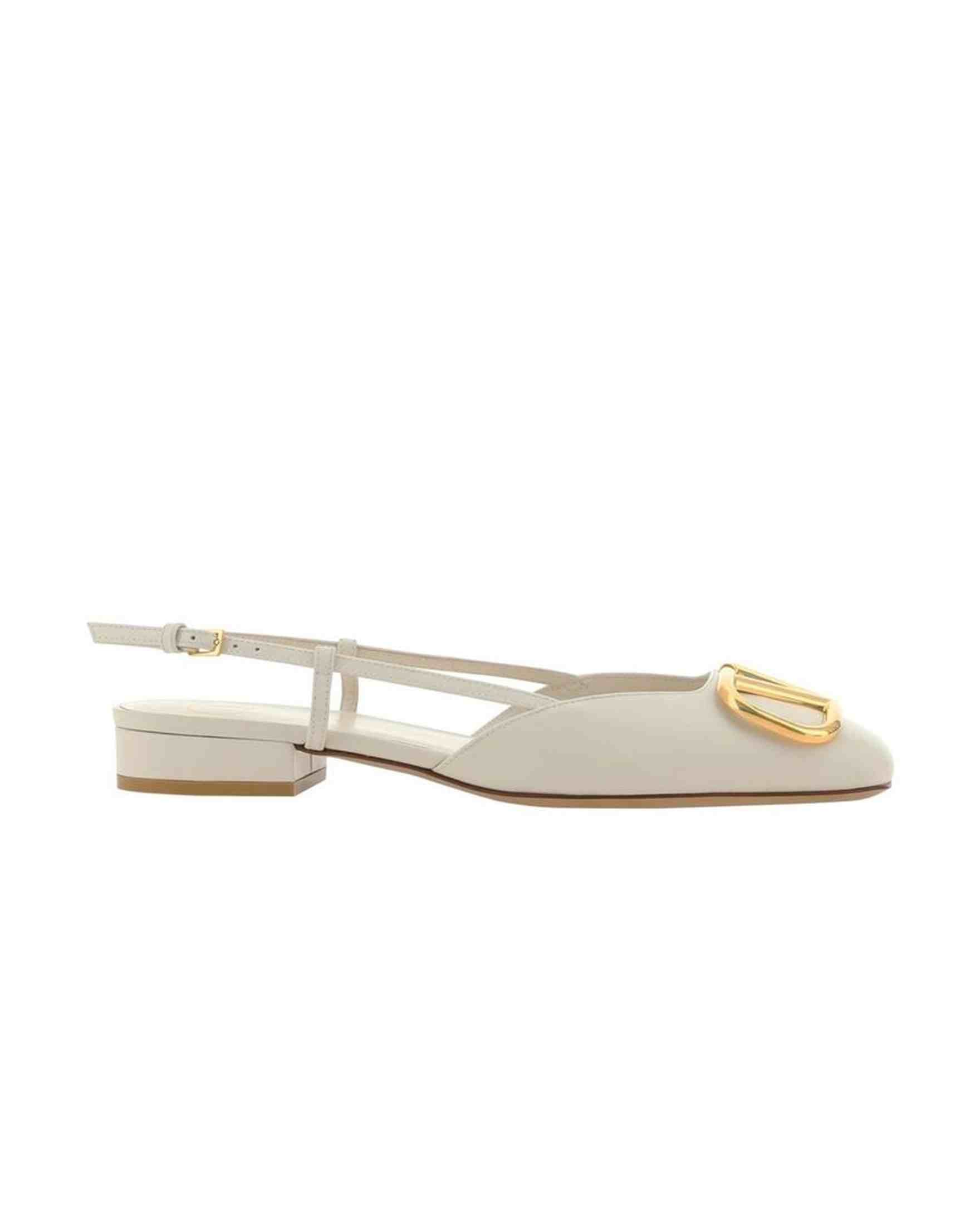 Valentino Garavani Vlogo Ballerina Flats Glam Steals