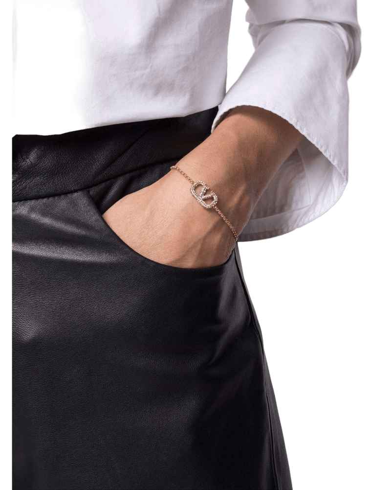 Valentino Garavani Vlogo Chain Bracelet Glam Steals