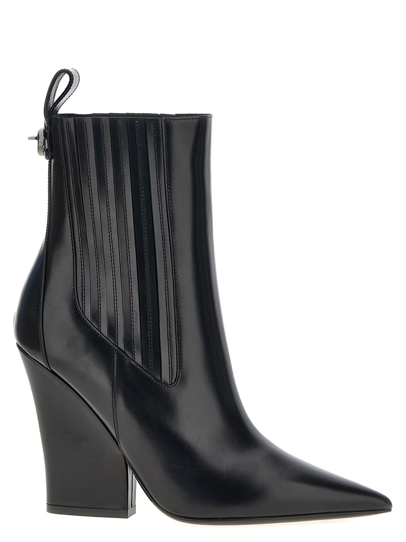 Valentino Garavani Vlogo Lockette Ankle Boots Glam Steals