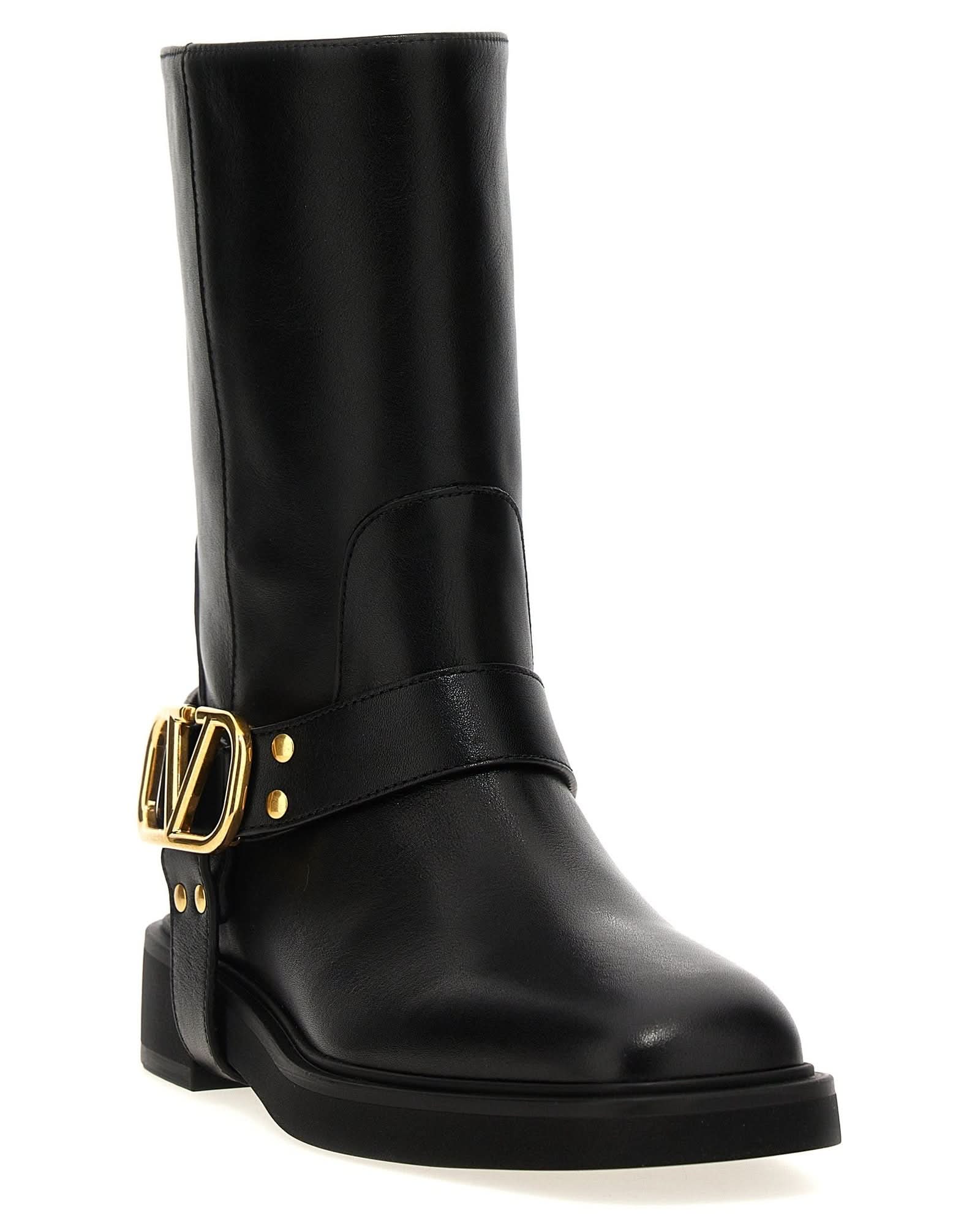 Valentino Garavani Vlogo Signature Ankle Boots Glam Steals