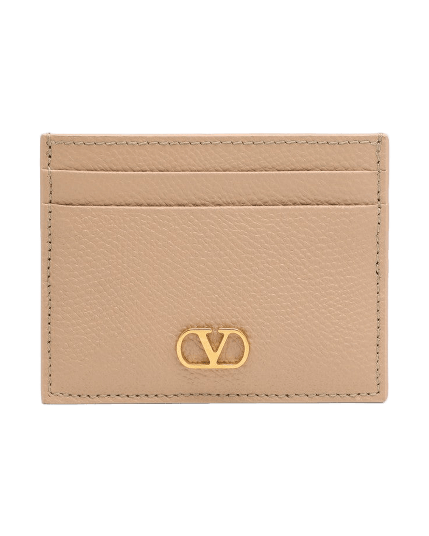 Valentino Garavani Vlogo Signature Credit Card Holder Rose Sand Glam Steals