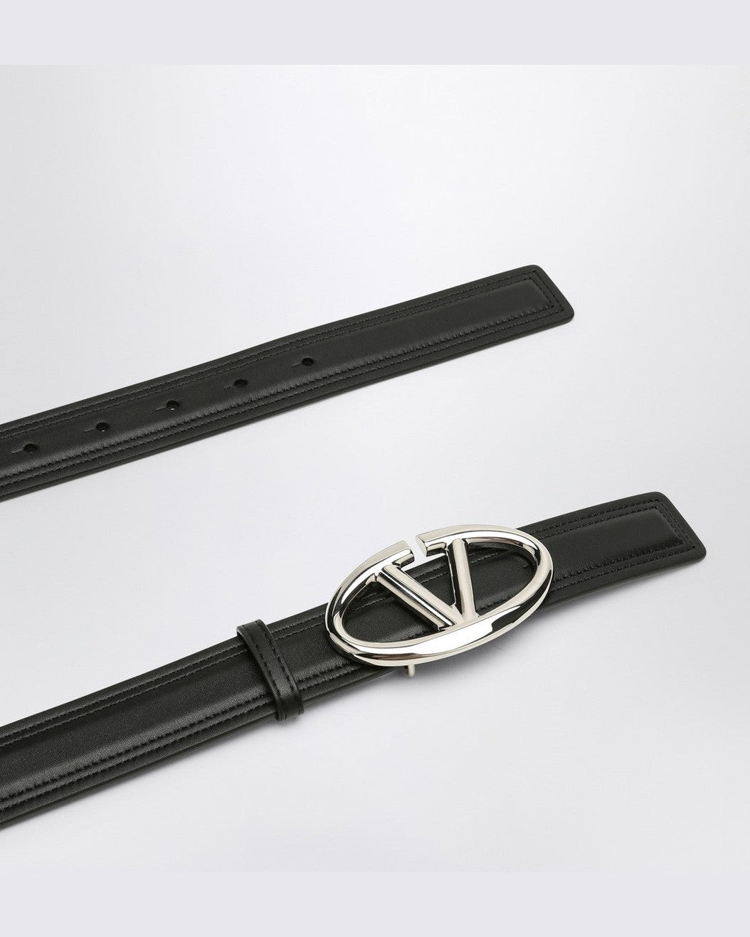 Valentino Garavani Black Vlogo The Bold Edition Belt Glam Steals