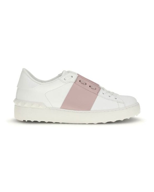Valentino Garavani White Calf Leather Bos Taurus Sneakers Glam Steals