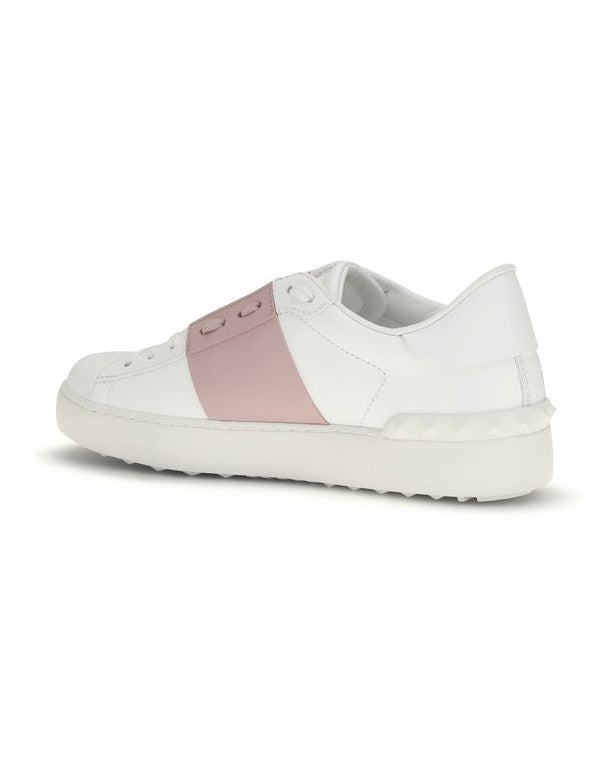 Valentino Garavani White Calf Leather Bos Taurus Sneakers Glam Steals