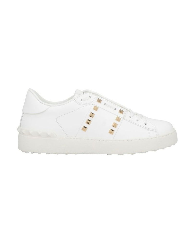 Valentino Garavani White Calfskin Low Top Sneakers Glam Steals