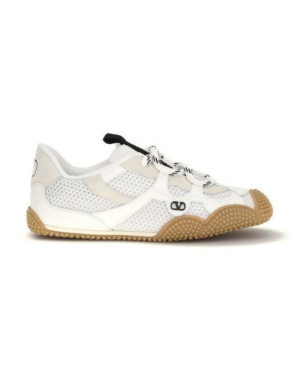 Valentino Garavani White Polyamide Athletic Sneakers Glam Steals