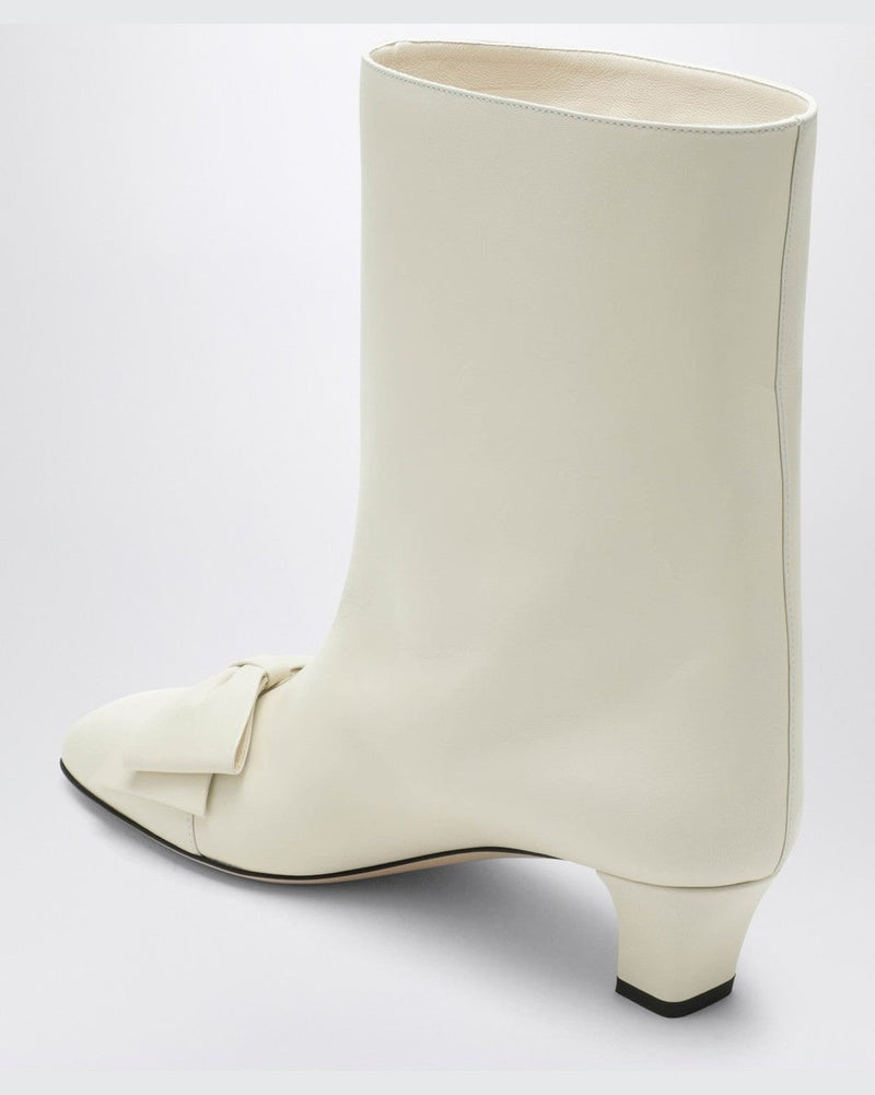 Valentino Ivory Garavani Bowow Ankle Boots Glam Steals